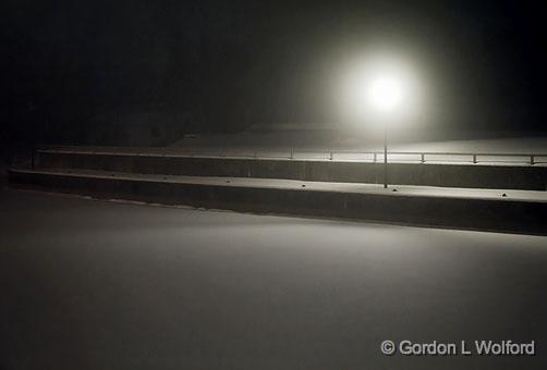 Canal Light In Fog_05306-7.jpg - Rideau Canal Waterway photographed at Smiths Falls, Ontario, Canada.